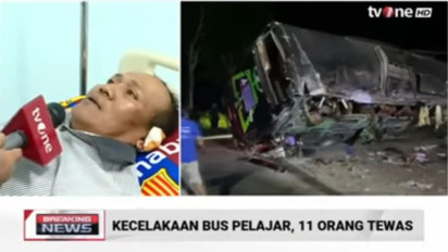 Polda Jabar Tetapkan Sopir Bus sebagai Tersangka Kecelakaan Rombongan SMK Depok di Ciater Subang