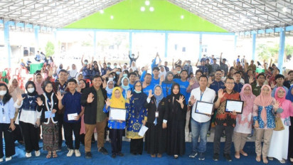 Cegah TBC, Yayasan Mentari Meraki Asa Bersama Bakrie Center Foundation Gelar Screening TBC di Medan