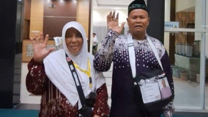 Haru, Pencari Rumput Ternak Bisa Berangkat ke Tanah Suci Bersama Istri