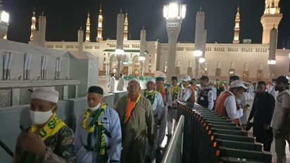 Jamaah Calon Haji Indonesia Secara Bertahap Mulai Masuk ke Raudhah
