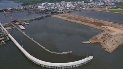 Melihat Perkembangan Proyek Benteng Pengaman Pantai di Pesisir Teluk Jakarta, Rp297 Dikuras Demi Kering dari Banjir Rob