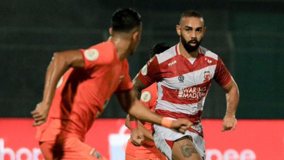 Hasil Madura United Vs Borneo FC di Championship Series Liga 1: Gol Penalti Jaja Bawa Laskar Sape Kerrab Menang 1-0