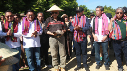 Dukung Perkembangan Pertanian dan Pangan Dunia, Petrokimia Gresik Bersama Pupuk Indonesia Berhasil Tingkatkan Produktivitas Padi di Timor Leste Hingga 7,5 Ton/Hektar