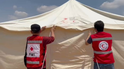 PMI Siap Kirim 500 Unit Tenda ke Gaza