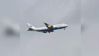 Viral Buntut Pesawat Jemaah Haji Alami Kerusakan Hingga Terbakar, Kemenag Semprot Keras Garuda Indonesia