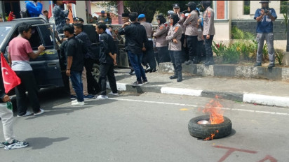 Tolak Hymne Aceh, Mahasiswa Gayo Geruduk Kantor DPRK Aceh Tengah