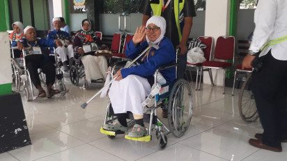 Meski Gunakan Kaki Palsu, Calon Haji Asal Kebumen Ini Berharap Bisa Jalankan Semua Prosesi Ibadah