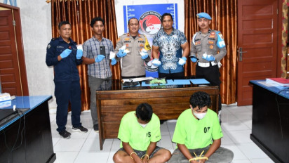 Bawa 1.200 Gram Sabu, 2 Pria di Aceh Timur Ditangkap Polisi