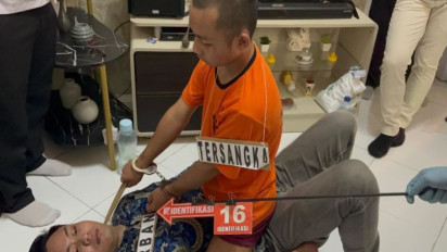 Polres Sukabumi Rekonstruksi Pembunuhan Lelaki Penyuka Sesama Jenis