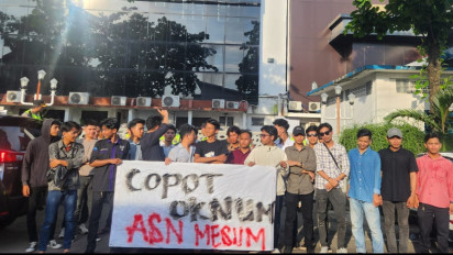 Mahasiswa Tuntut Oknum ASN Kabupaten Musi Banyuasin Terlibat Video Asusila Dipecat