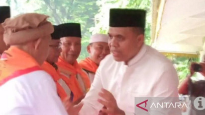 Bumbu Pecel dan Ikan Teri Bekal Resmi Jamaah Calon Haji dari Langkat