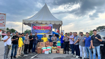 Aksi Kemanusiaan, Jurnalis di Sijunjung Kumpulkan Donasi untuk Korban Galodo Marapi dan Padang Sibusuk