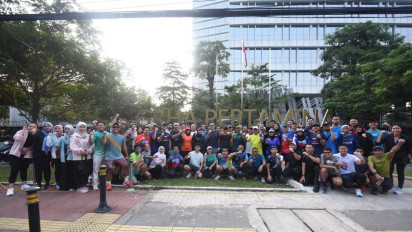 Vibes Sehat, Perwira Pertamina Healing dengan Berolahraga Lari
