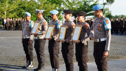 12 Anggota Polda Sulbar Yang Dipecat Akibat Tersandung Kasus Kriminal