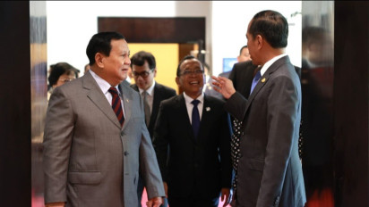 Momen Jokowi Kenalkan Prabowo di Depan Para Pemimpin Dunia Dalam Forum WWF Ke-10 di Bali