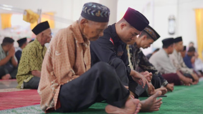BAZNAS Bersama Penyintas Banjir Bandang Sumbar Gelar Doa Bersama