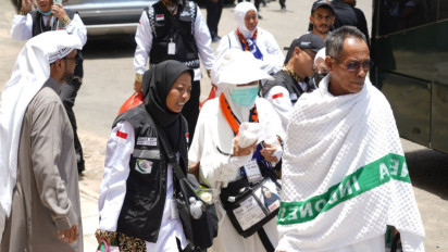 Jemaah Haji Indonesia Gelombang Satu Mulai Tiba di Kota Makkah