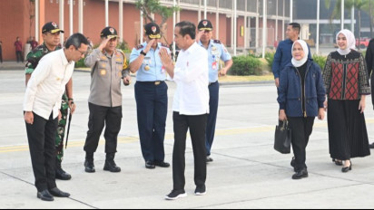Ada Kabar Buruk di Sumbar, Jokowi dan Iriana Tinjau Langsung Lokasi Banjir Bandang