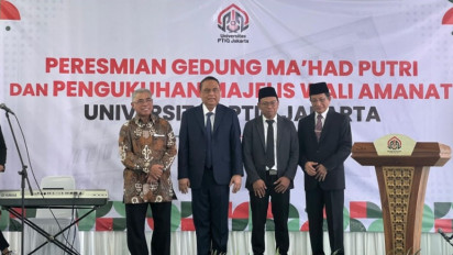 Syafruddin Kambo Dikukuhkan Jadi Anggota Majelis Wali Amanat Universitas PTIQ Jakarta