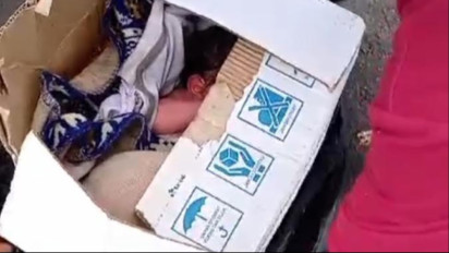 Heboh, Penemuan Bayi dalam Kardus di Halaman Rumah Sakit