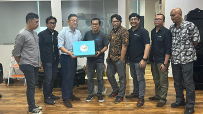 Perluas Jejaring Pemberitaan, Redaksi tvonenews Kunjungi Kantor Berita Xinhua Perwakilan Indonesia