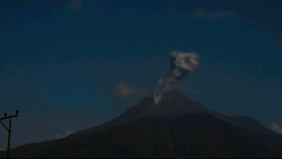 Waspada! Gunung Lewotobi Laki-laki Meletus Lagi Dua Kali