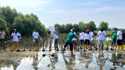 1.000 Bibit Mangrove Ditanam di Kabupaten Tangerang pada Momen Hari Keanekaragaman Hayati Sedunia