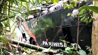 Kronologi Kecelakaan Mengerikan Bus Study Tour Madrasah Ibtidaiyah Terjun Bebas ke Jurang, Ternyata Korbannya Anak-anak SD