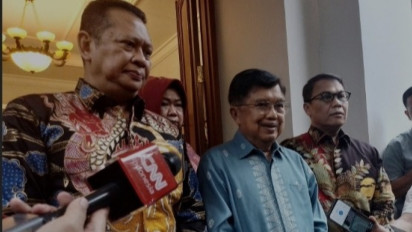 Dipimpin Bambang Soesatyo, Para Pimpinan MPR Mendadak Bertemu JK Singgung Pemerintahan Prabowo Subianto