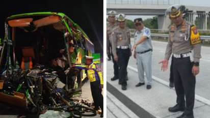 Polisi Periksa 8 Orang Imbas Laka Bus Rombongan SMP PGRI 1 Wonosari, Belum Tetapkan Tersangka