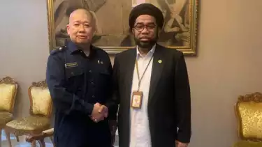 Ketum PITI, Ipong Hembing Putra bertemu Ali Mochtar Ngabalin