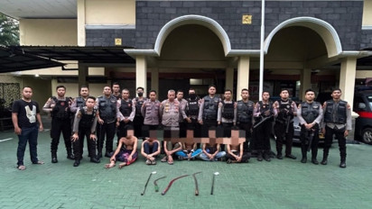 Tak Ada Ampun! Inilah Wajah-wajah Remaja yang Tawuran di Sawah Besar Jakpus