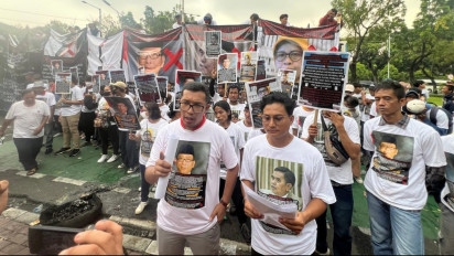 Ratusan Karyawan Polo Ralph Lauren Geruduk MA Minta Hakim Rahmi Mulyati Diganti