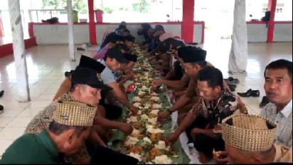 Tradisi Riungan Godong Pisang di Lampung Selatan dalam Menyambut dan Melepas Tamu