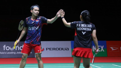Rinov Rivaldy/Pitha Haningtyas Mentari Berhasil Lolos ke Final Malaysia Masters 2024