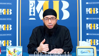 Sesuai Ajaran Rasulullah SAW, Tolong Baca Zikir ini Sebelum Tidur Niscaya Dosa Diampuni Kata Ustaz Khalid Basalamah