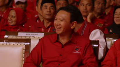 Megawati Menggoda Ahok di Rakernas PDIP: Namanya Bagus, Tapi Kok Nasibnya Enggak Bagus Ya