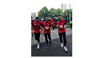 Saleh Husin, Anindya Bakrie Ikut Meramaikan One Run-10K