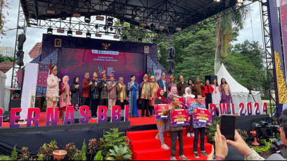 OJK Gelar Acara Harvesting Gernas BBI/BBWI Sumatera Selatan, Nasabah Binaan PNM Mekaar Ikut Tampilkan Usaha Terbaik