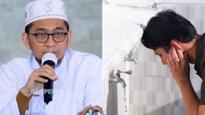 Habis Wudhu Wajah Langsung Dilap Pakai Handuk Memang Boleh? Ustaz Adi Hidayat Jelaskan Kebiasaan Itu Hukumnya Ternyata...