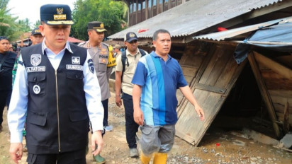 Jembatan di Kabupaten OKU Putus Akibat Banjir Bandang, Pj Gubernur Sumsel: Kami Siap Bantu