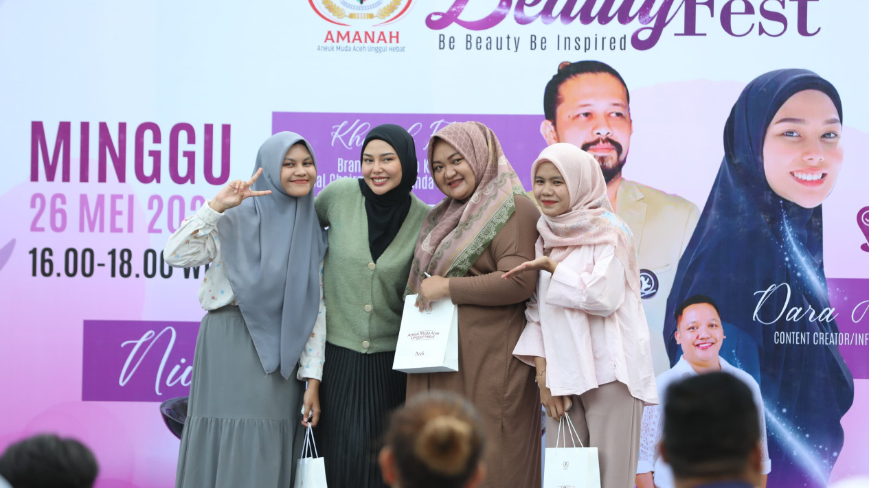 Amanah Gelar Beauty Fest untuk Mendorong Anak Muda Aceh Menjadi Profesional Makeup dan Fashion
            - galeri foto