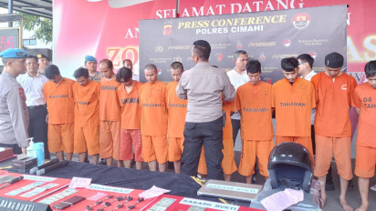 16 Pelaku Curanmor dan Begal Berhasil Diringkus Polres Cimahi