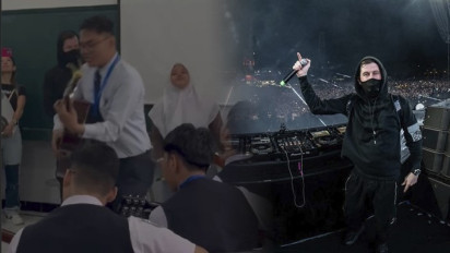 Demi Bertemu Sosok Guru Ini, Musisi AS Alan Walker Kunjungi SMA Swasta Al-Azhar Medan