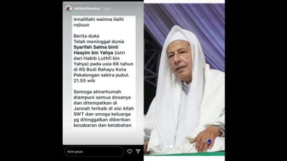 Kabar Duka, Istri dari Habib Luthfi Meninggal Dunia