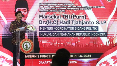 Desak Intelijen Polri Waspada, Menko Polhukam Hadi Sebut 2 Tahapan Ini Krusial di Pilkada 2024