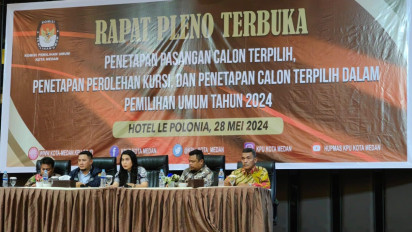 KPU Tetapkan 50 Caleg DPRD Medan Tahun 2024