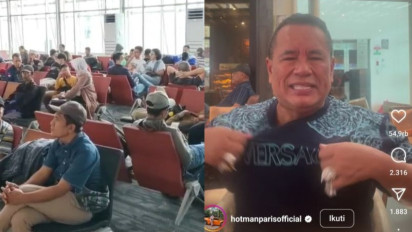Viral Hotman Paris & Penumpang Keluhkan Panas di Bandara Sultan Hasanuddin