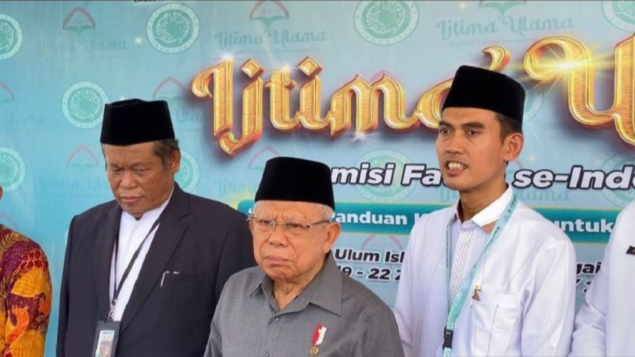 Wapres Maruf Minta Forum Ijtima Ulama Indonesia Bahas Masalah Dunia
            - galeri foto