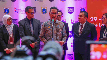 Depan Delegasi Kota Dunia, Heru Budi Beberkan Kondisi Iklim Jakarta: Dataran Rendah dari Permukaan Laut